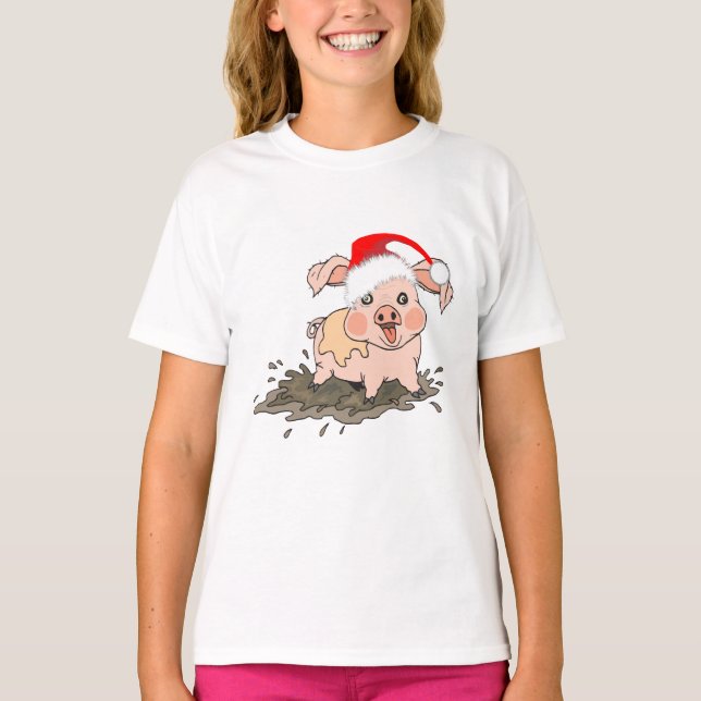 Little Piggy-jul T Shirt (Framsida)