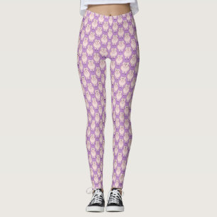 Little Piggy Leggings U Välj Background Färg