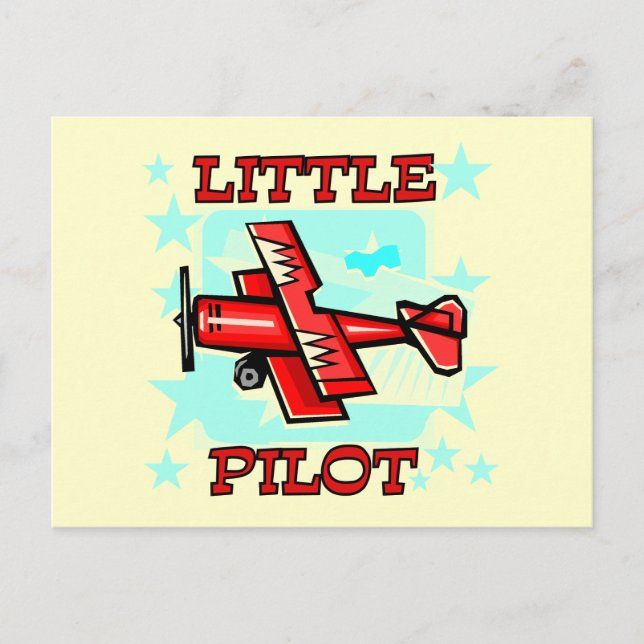 Little Pilot Tshirts och Gifts Vykort (Framsida)