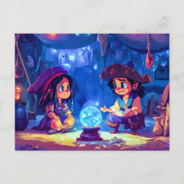 Little Pirat får en profetia från en Fortune Vykort