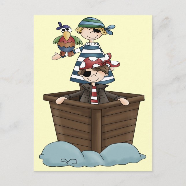 Little Pirater Vykort (Framsida)