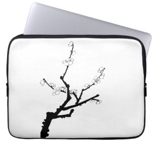 Little Plum Blommar Twig Laptop Fodral