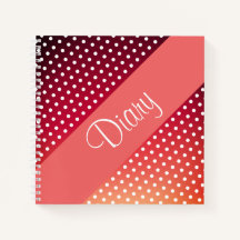 Little Polka-Dot Diary Notebook