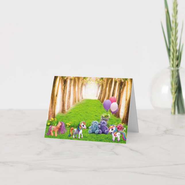 Little Pony och Unicorns Kort (Framsida)