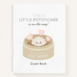 Little Poteck Baby Shower Guest Bok
