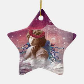 Little Praying Angel Julgransprydnad Keramik