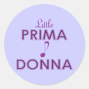 Little Prima Donna Stickers Runt Klistermärke