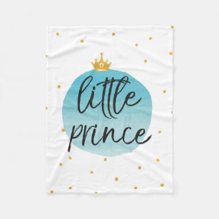 Little Prince Baby Blanket Baby dusch Gift  Fleecefilt
