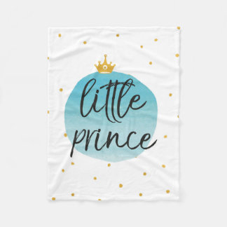 Little Prince Baby Blanket Baby dusch Gift  Fleecefilt