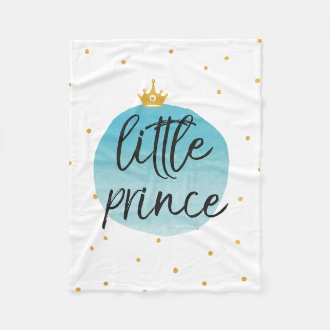 Little Prince Baby Blanket Baby dusch Gift  Fleecefilt (Framsidan)
