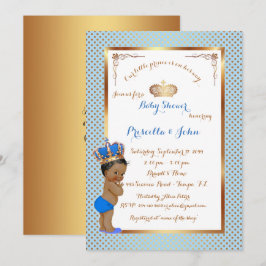 Little Prince Baby Shower-inbjudan,rosa guld Inbjudningar