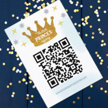 Little Prince Boy Baby Shower Registry