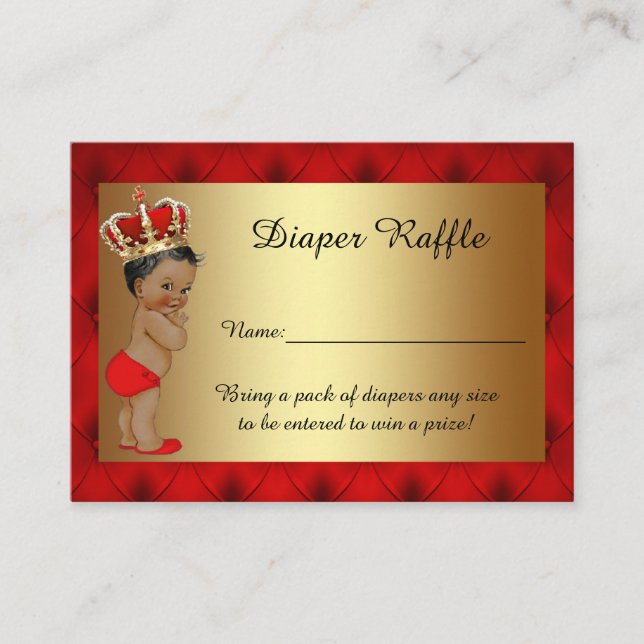 Little Prince Diaper Raffle Biljett för Tijuana Tilläggskort (Framsida)