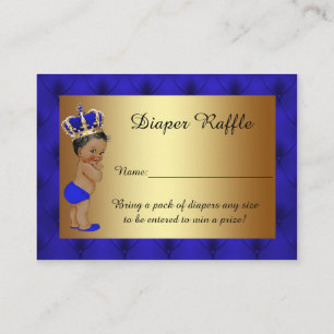 Little Prince Diaper Raffle Biljett Tilläggskort
