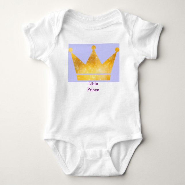 Little Prince for Baby Royalty Cute Krona Design Tröja (Framsida)