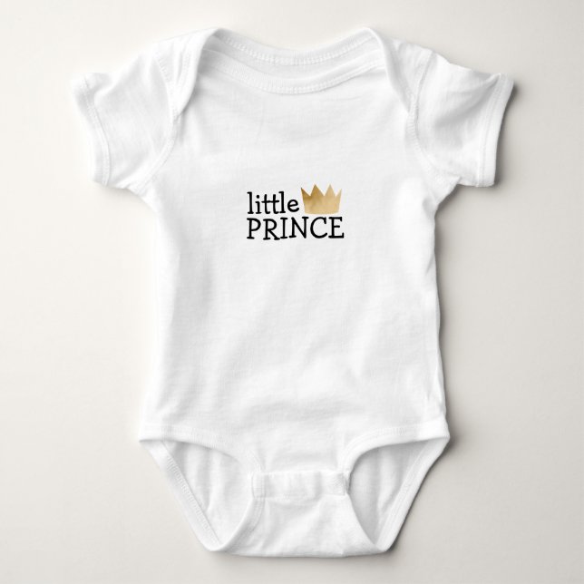 Little Prince Guld Krona T Shirt (Framsida)