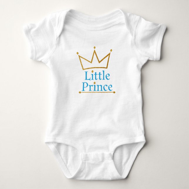 Little Prince Guld Krona Tröja (Framsida)