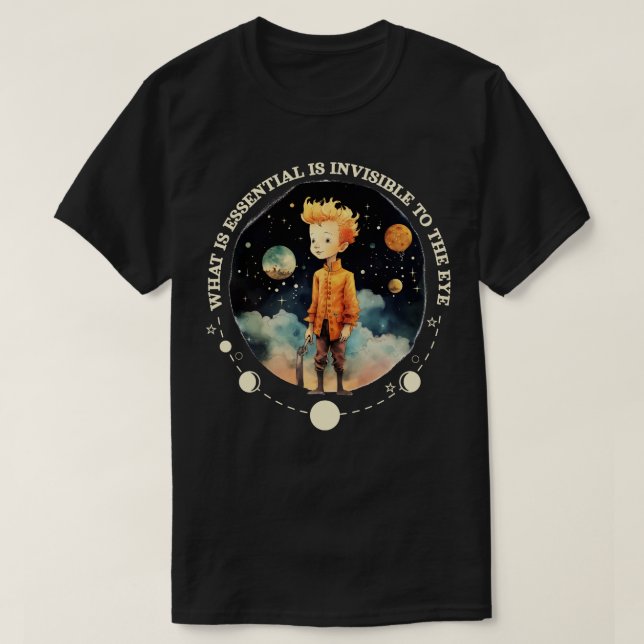 Little Prince Le Petit Prince childrens bokar 1 T Shirt (Design framsida)