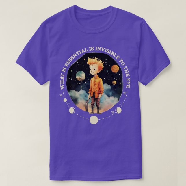 Little Prince Le Petit Prince childrens bokar 5 T Shirt (Design framsida)