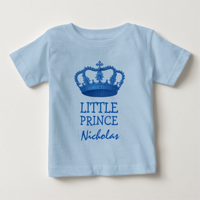 Little Prince med Krona V25 T-shirt (Framsida)