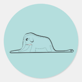 Little Prince Teckning Runt Klistermärke