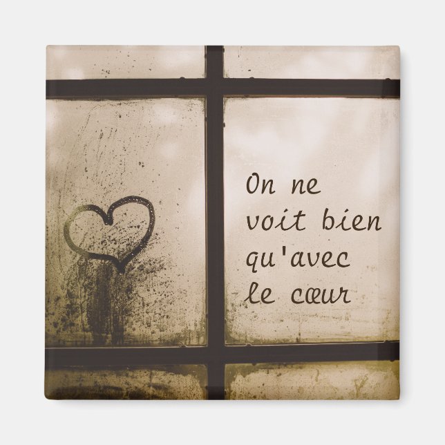 Little Prince Zitat Magnet (Framsidan)