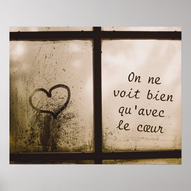 Little Prince Zitat Poster (Framsidan)