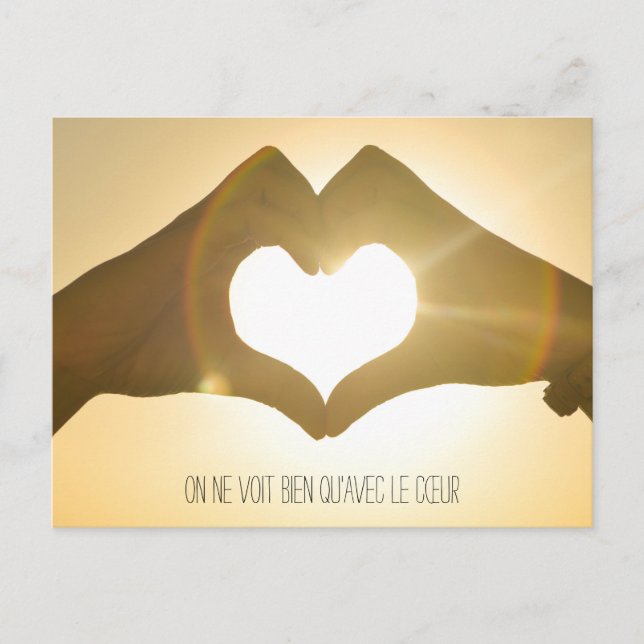 Little Prince Zitat Vykort (Framsida)