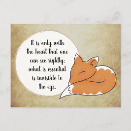 Little Prince Zitat Vykort