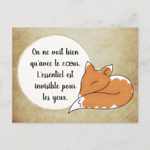 Little Prince Zitat Vykort