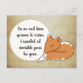 Little Prince Zitat Vykort