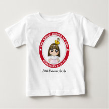 Little Princess Ai Baby Bra Jersey T-Shirt