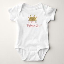 Little Princess Bodydräkt i Rosa och Guld T-shirt