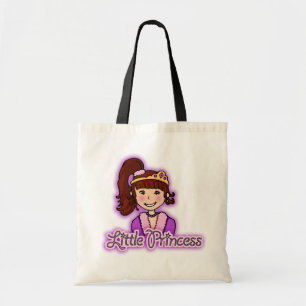 "Little Princess" brunette-hårspåse Tygkasse