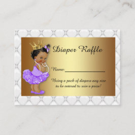 Little Princess Diaper Raffle Biljett, balerina 3 Tilläggskort
