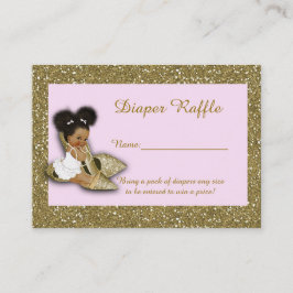 Little Princess Diaper Raffle Biljett, Etnic 2 Tilläggskort