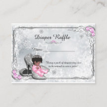 Little Princess Diaper Raffle Biljett, grått fryst