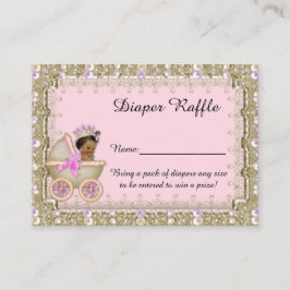 Little Princess Diaper Raffle Biljett, transport Tilläggskort