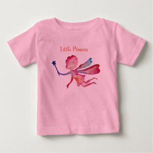 Little Princess Fairy Tutu Bodykostym, Rosa Tee Shirt