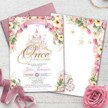 Little Princess Fairytale Castle Girl Baby Shower