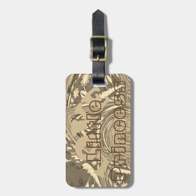 Little Princess Kärlek Bagagebricka (Vertikal Framsida)