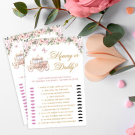 Little Princess Mamma eller Pappa Baby Shower Game