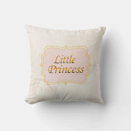 Little Princess Namn bricka Dekorativ kudde