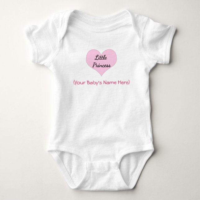 Little Princess Personlig T Shirt (Framsida)