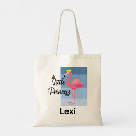 Little Princess Rosa Flamingo Design - Budget Tote Tygkasse