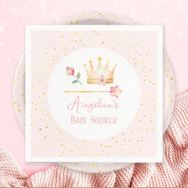 Little Princess Rosa Royal Baby Shower Pappersservett
