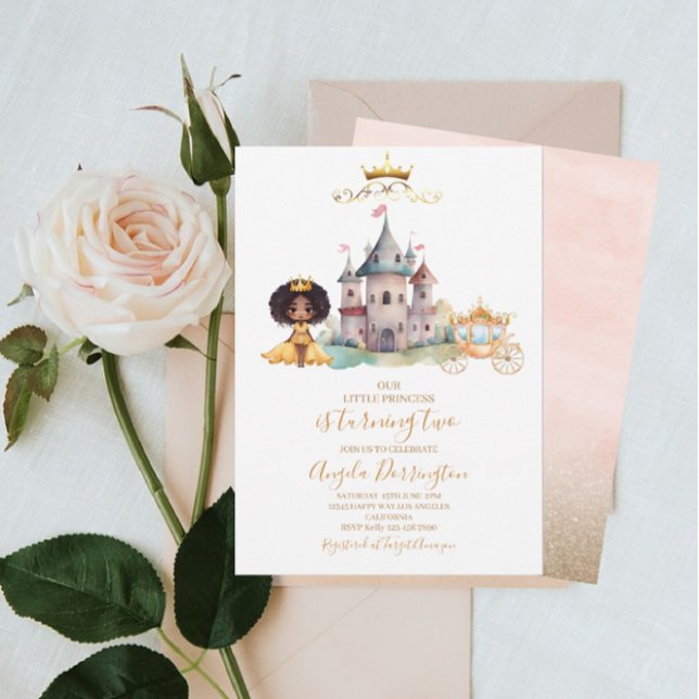 Little princess royal firande inbjudningar (Skapare uppladdad)