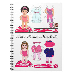 "Little Princess" Spiral Notebook Anteckningsbok Med Spiral
