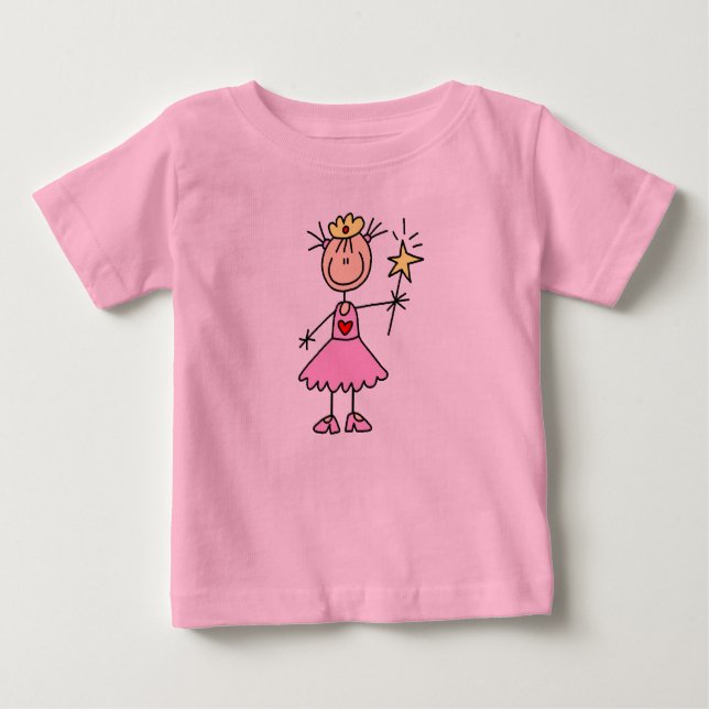 Little Princess Stick figur Shirt T-shirt (Framsida)