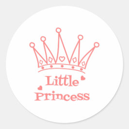 Little Princess Sticker - A Royal Touch Runt Klistermärke